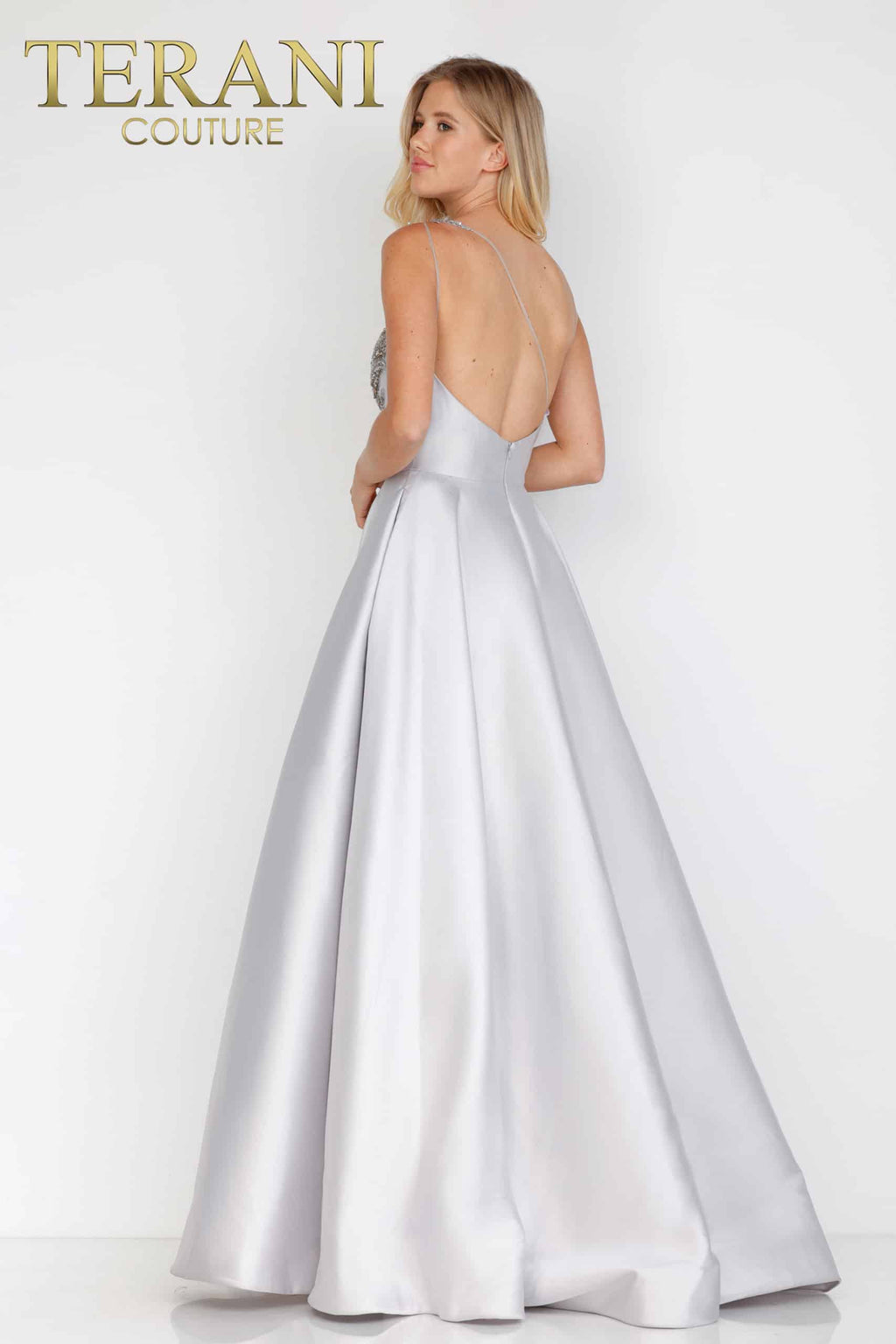 Terani Couture 1912E9202 One Shoulder Long Ball Gown