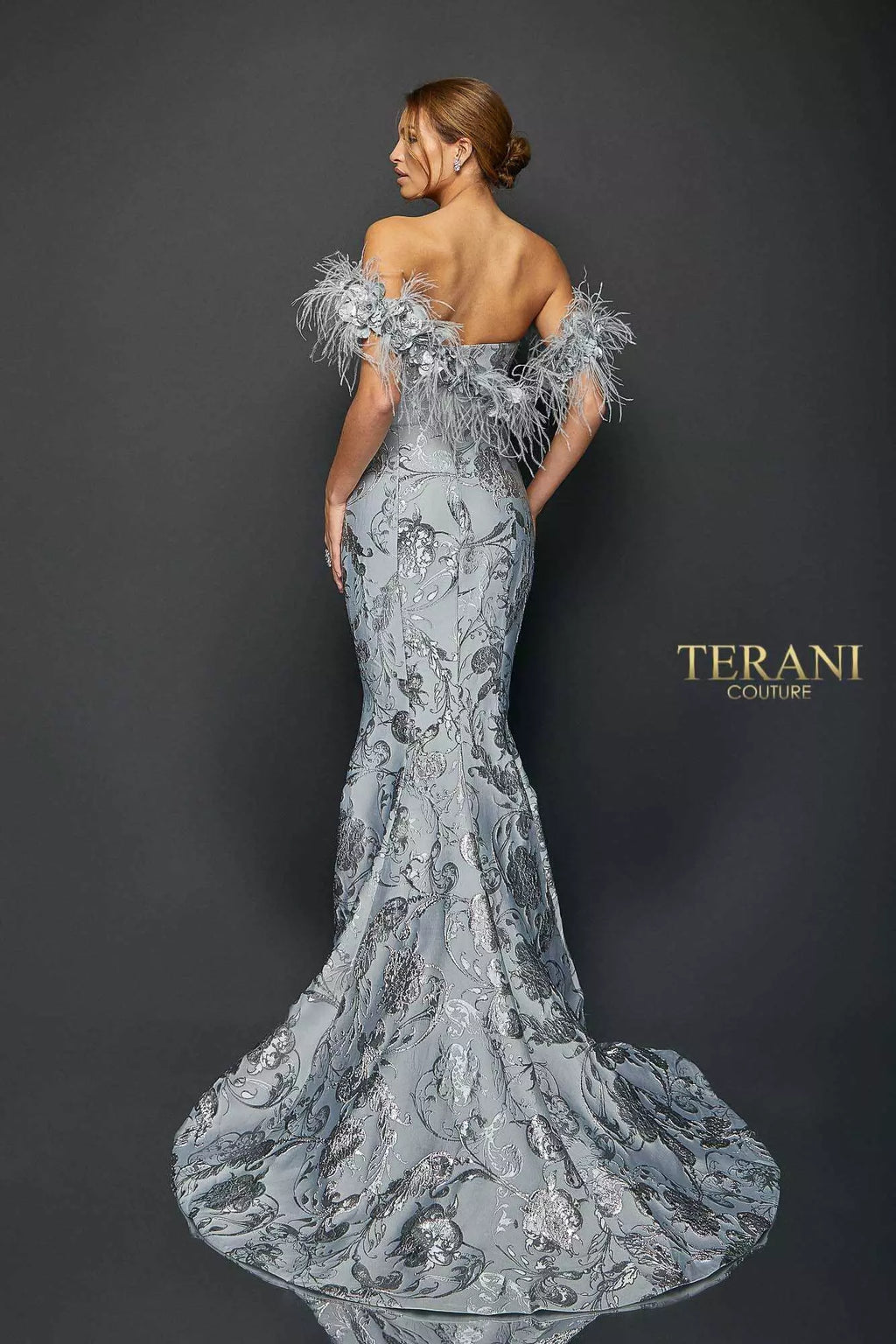 Terani Couture 1921E0136 Long Formal Prom Dress