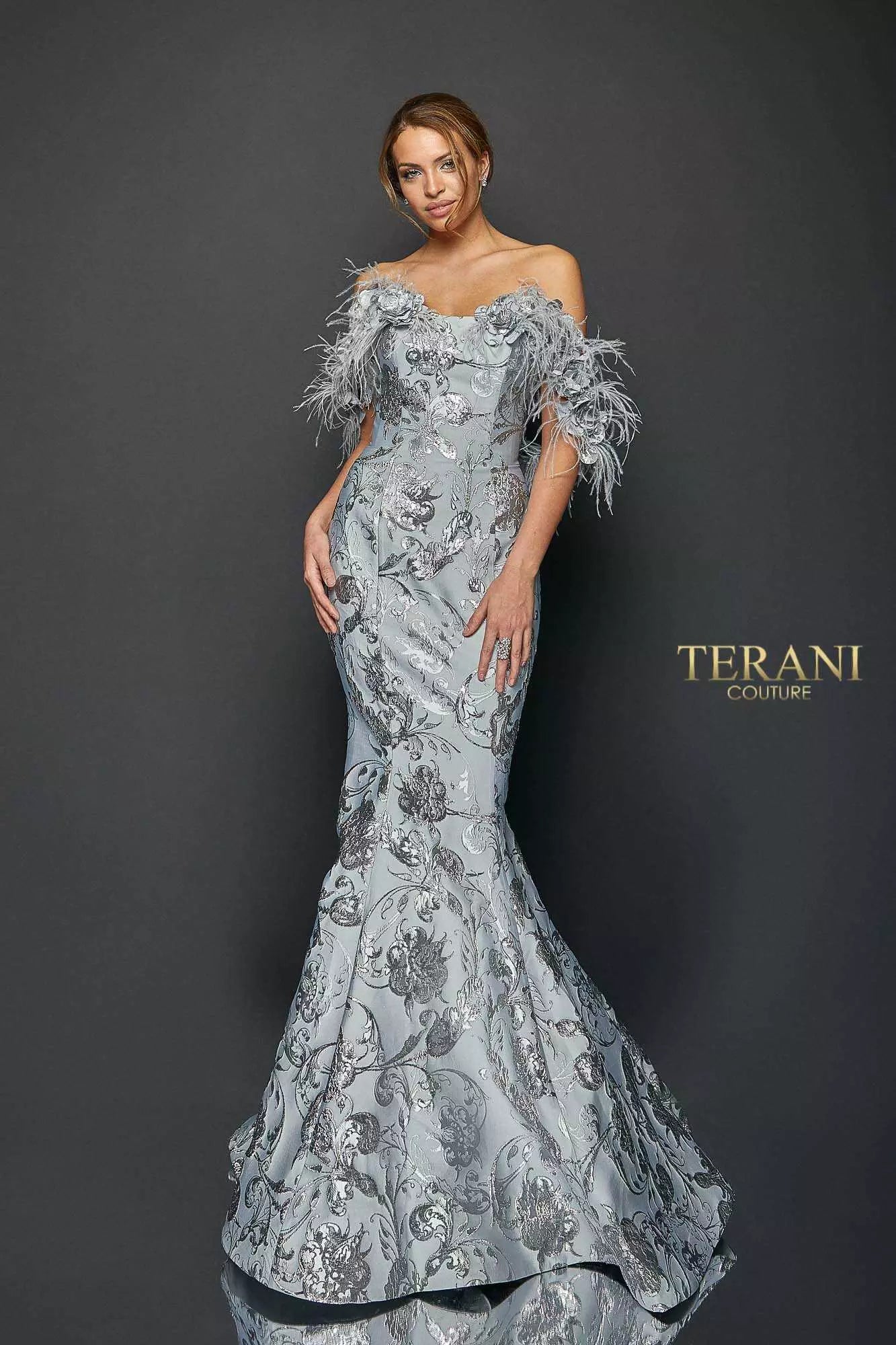 Terani Couture 1921E0136 Long Formal Prom Dress