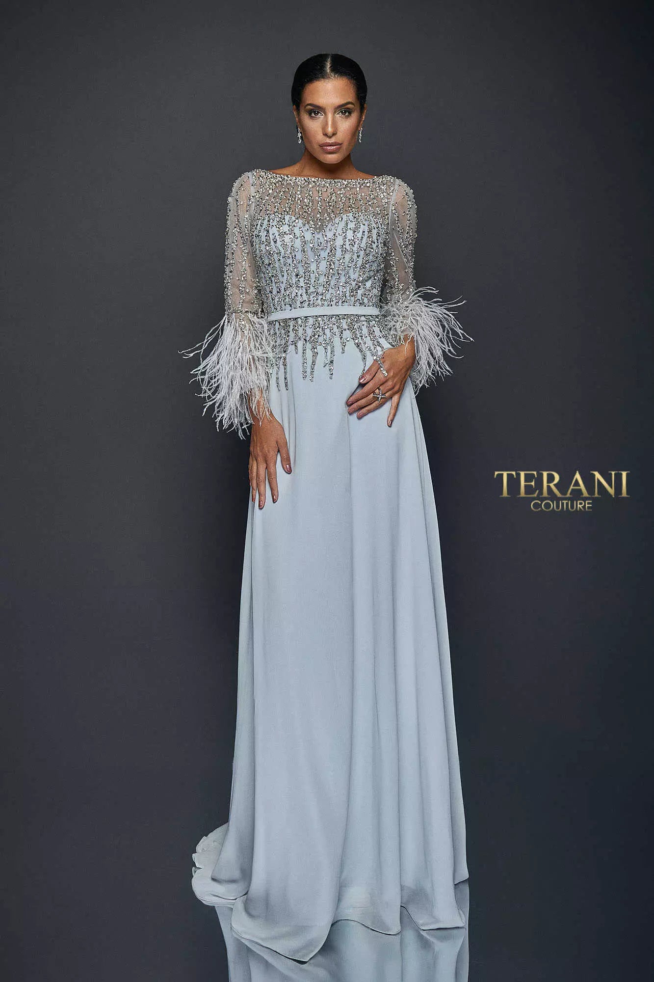 Terani Couture 1921M0473 Long Formal Dress