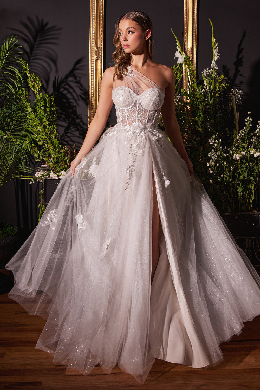 Andrea & Leo A1053W Strapless Long A-Line Wedding Gown