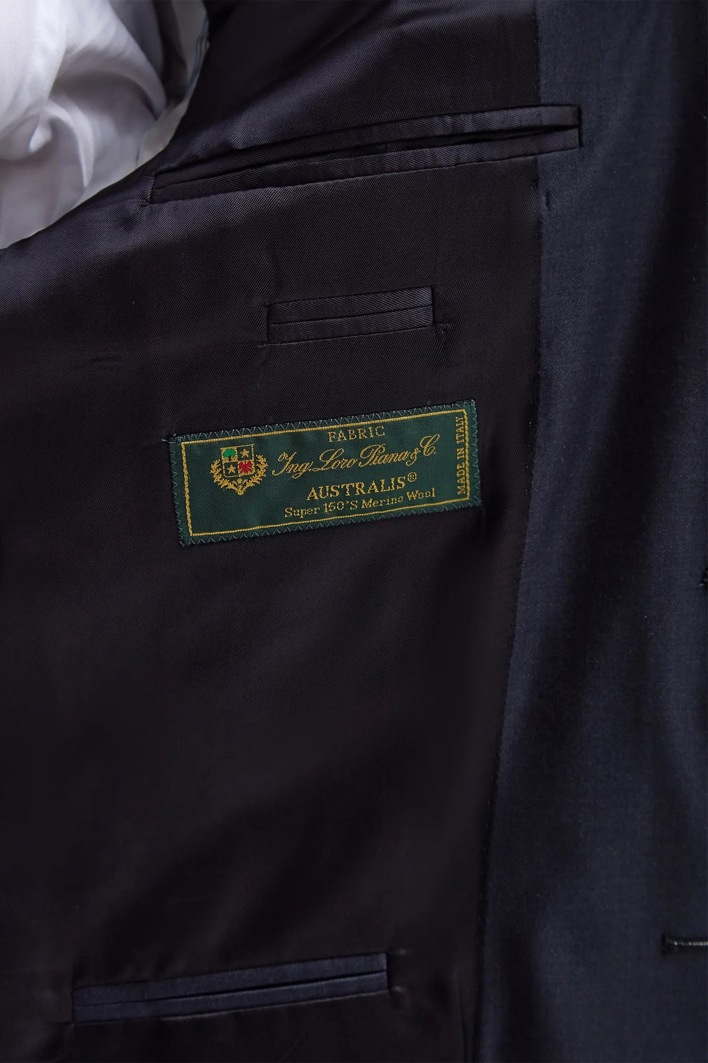 Blue Avio Full Canvas Suit - Made in Italy