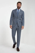 Dusty blue suit - Made in Italy