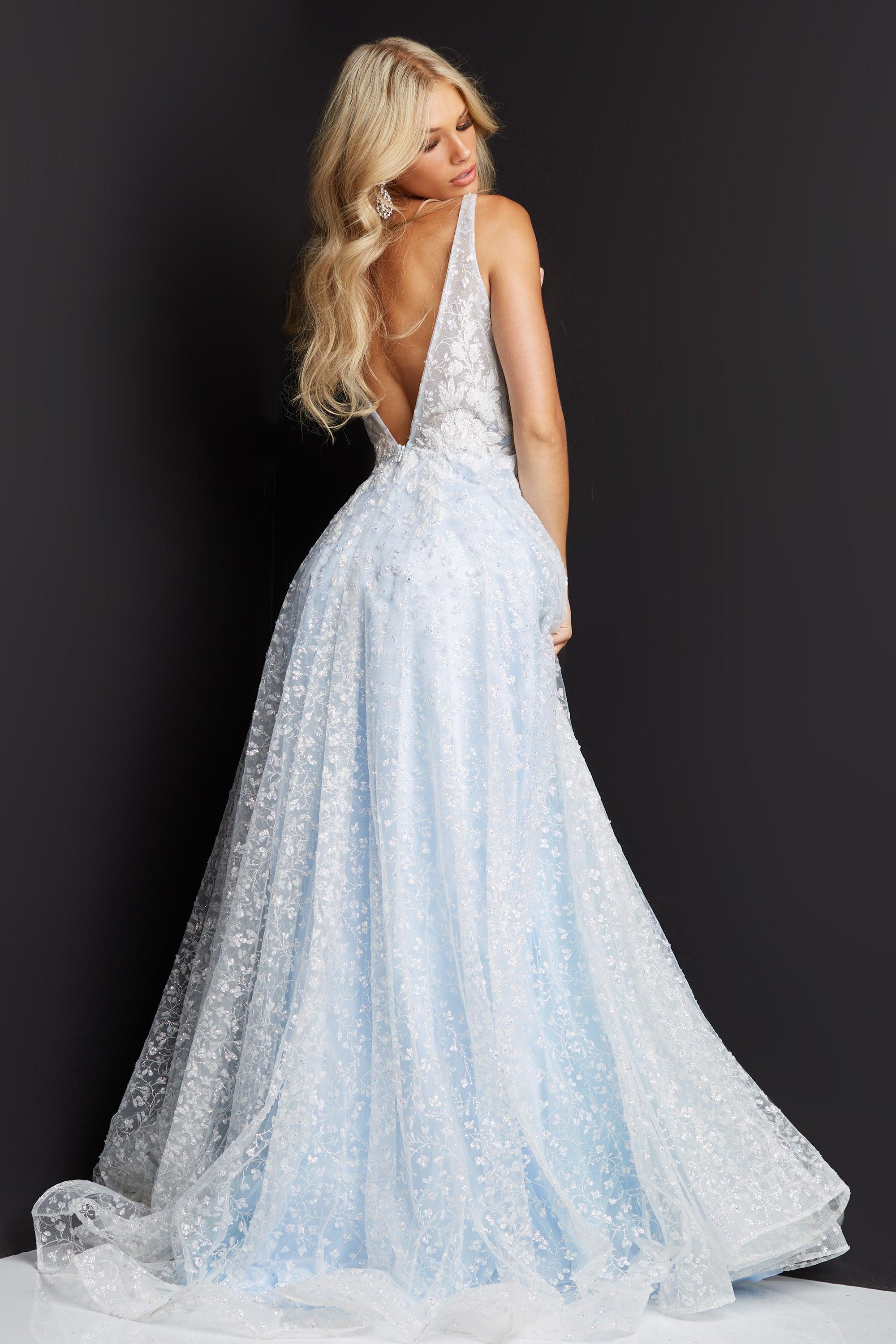 Jovani 08421 Sleeveless Long Prom Dress