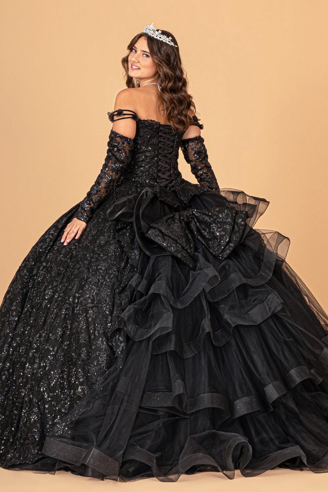 Long Ball Gown Quinceanera Dress