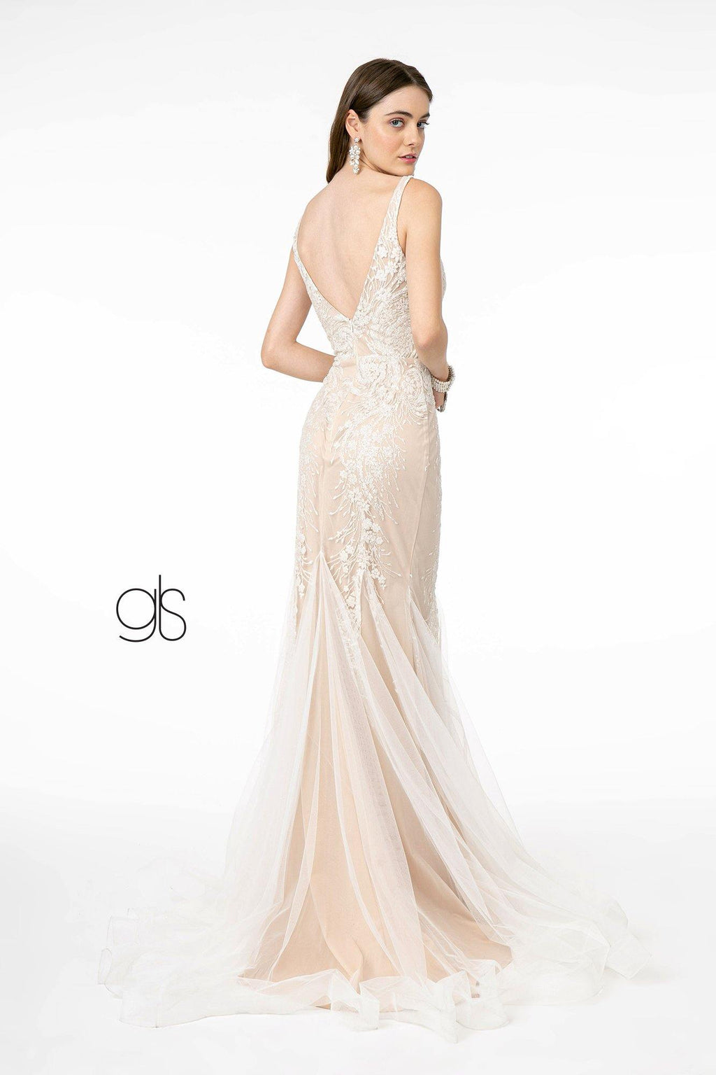 Mermaid Style Long Wedding Dress