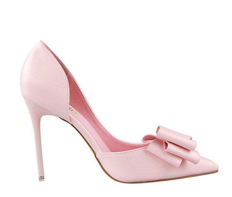 Women's Hollow Pointed Toes High Heels Bridal Shoes