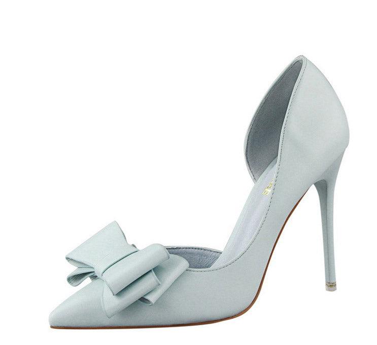 Women's Hollow Pointed Toes High Heels Bridal Shoes